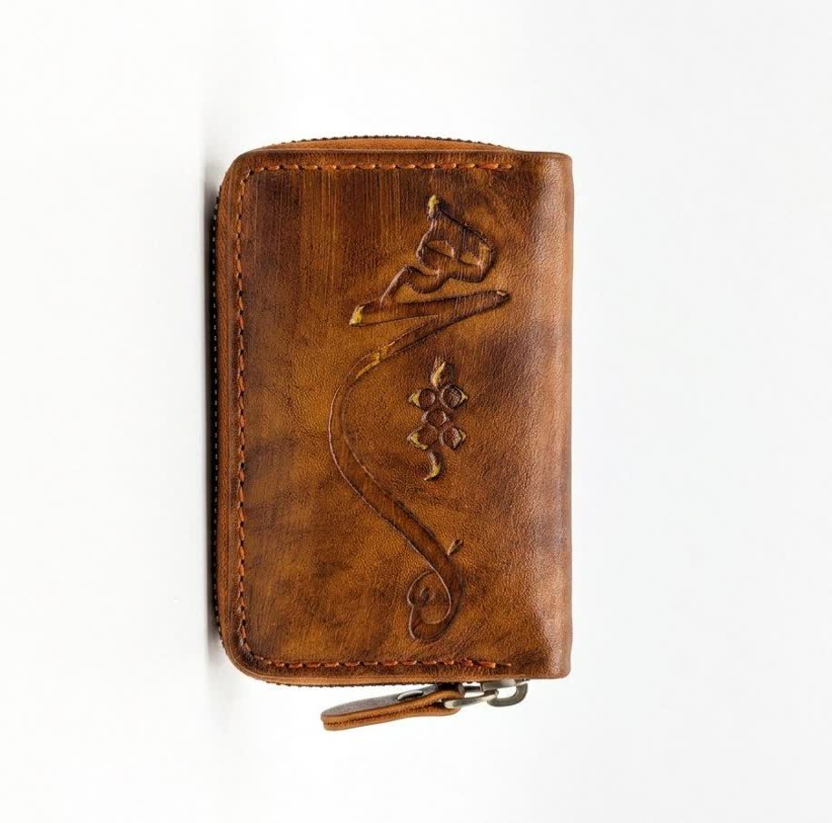 کیف کارت چرم طبیعی گاوی کد 11812 ( 12عددی)