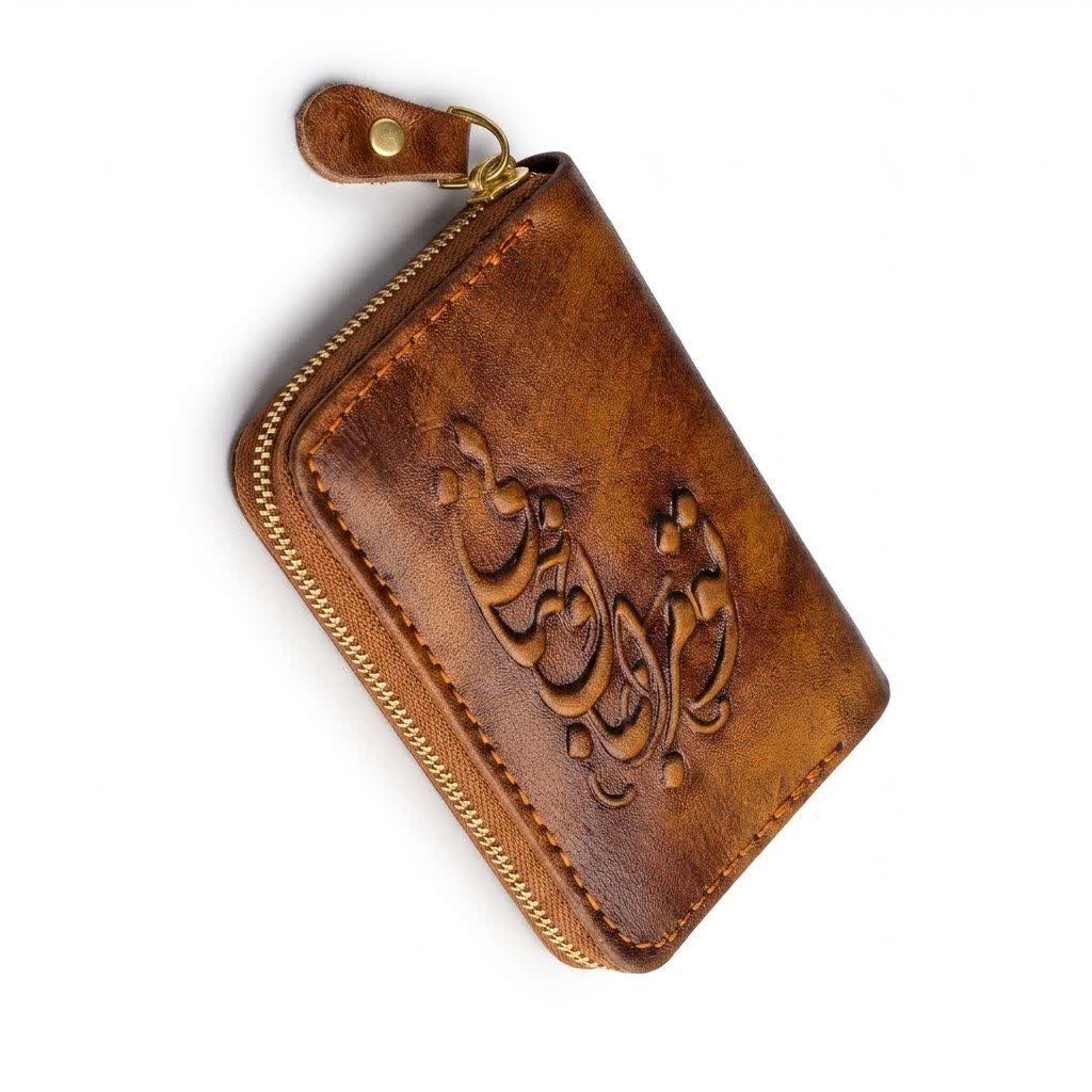 کیف کارت چرم طبیعی گاوی کد 11814 ( 12عددی)